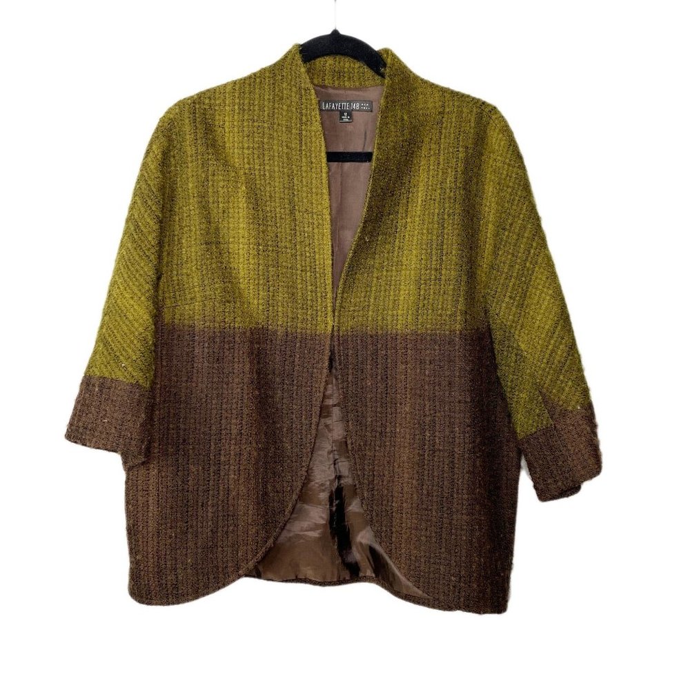 LaFayette 148 Wool Twill Blazer Jacket,
